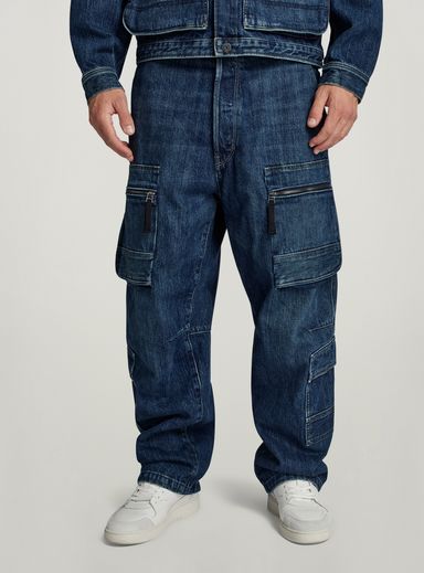 Multi Pocket Cargo Relaxed Jeans